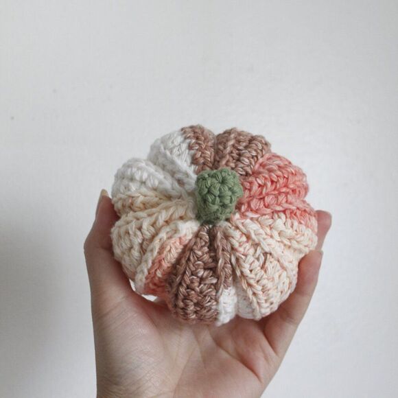 Crochet Pumpkin for Home or Office Decoration - Picture 5 of 6